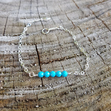 Load image into Gallery viewer, Turquoise Bar Bracelet