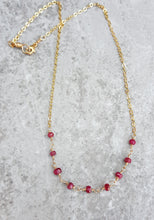 Load image into Gallery viewer, Ruby Cascade Necklace