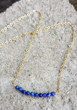Load image into Gallery viewer, Lapis Lazuli Bar Necklace
