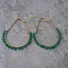 Load image into Gallery viewer, Janiel Teardrop Hoops