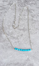 Load image into Gallery viewer, Turquoise bar Necklace