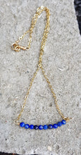 Load image into Gallery viewer, Lapis Lazuli Bar Necklace