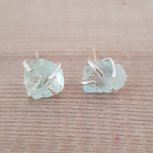 Load image into Gallery viewer, Aquamarine Studs
