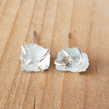 Load image into Gallery viewer, Aquamarine Studs