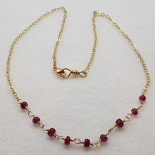 Load image into Gallery viewer, Ruby Cascade Necklace