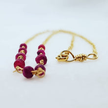 Load image into Gallery viewer, Ruby Cascade Necklace