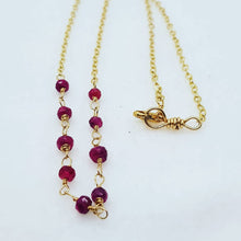 Load image into Gallery viewer, Ruby Cascade Necklace