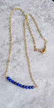 Load image into Gallery viewer, Lapis Lazuli Bar Necklace
