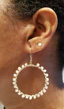Load image into Gallery viewer, Moonstone Hoops
