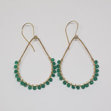 Load image into Gallery viewer, Janiel Teardrop Hoops
