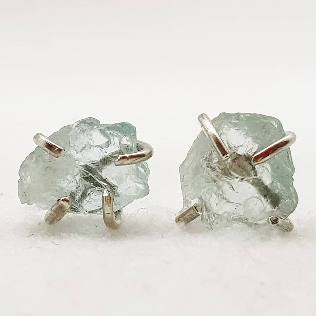 Aquamarine Studs