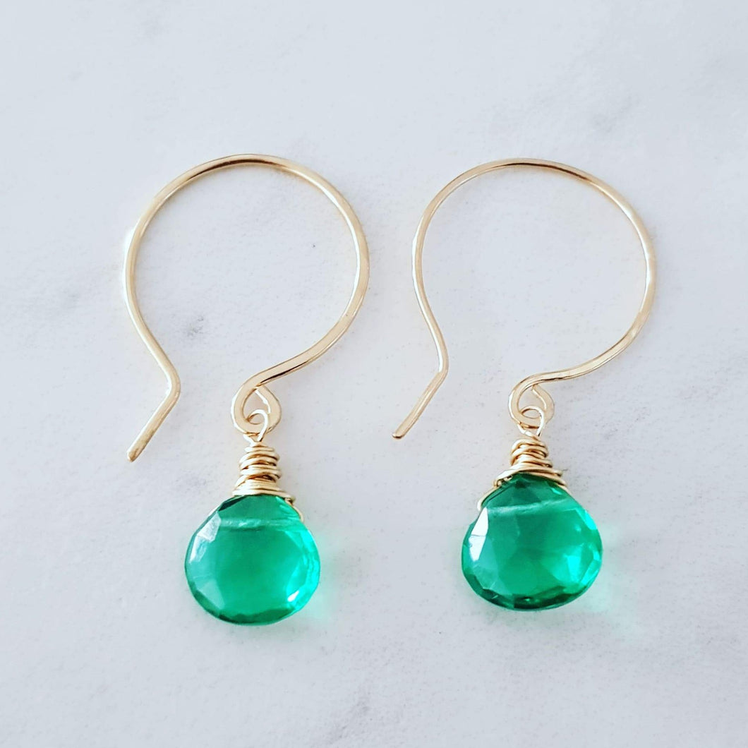 Emerald Quartz Drops