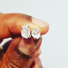 Load image into Gallery viewer, Herkimer Diamond Studs
