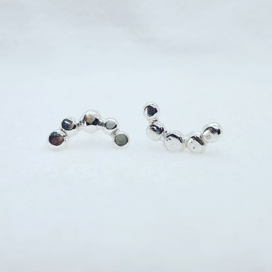 Crescent Post Earrings