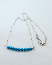 Load image into Gallery viewer, Turquoise bar Necklace
