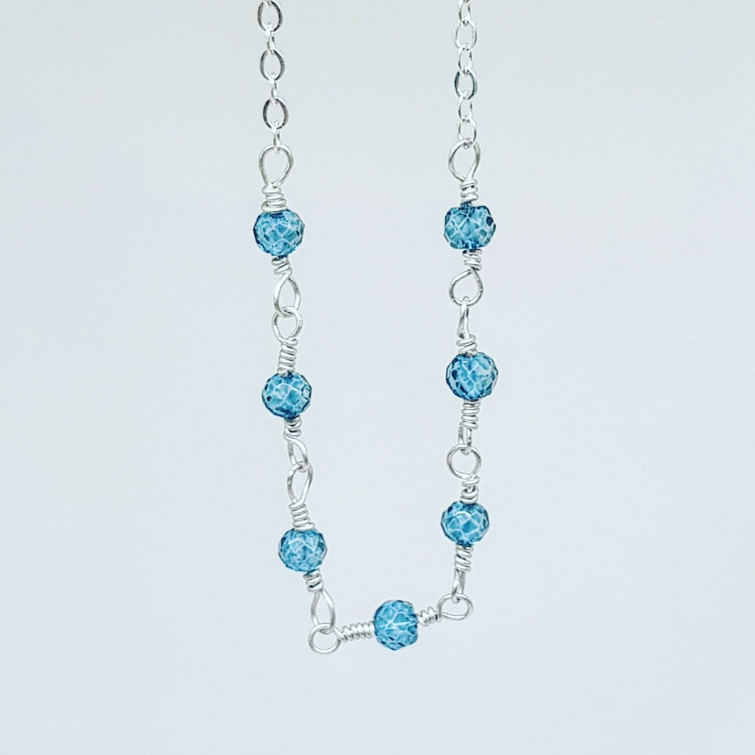 Topaz Cascade Necklace